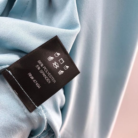 Norma Kamali Oversized Boyfriend Shirt Dress in Powder Blue - Picture 8 of 13